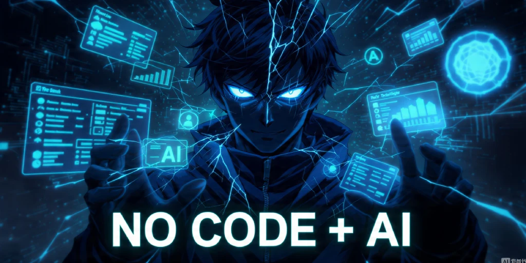 build a project management tool without code using AI