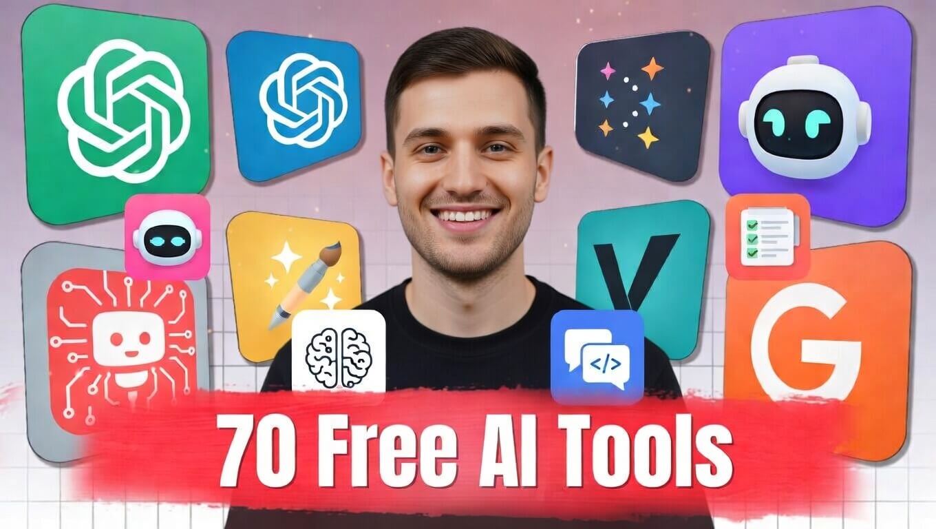 70 Free AI Tools to Make Money Online in 2026 (Best Tools for Creators & Entrepreneurs)